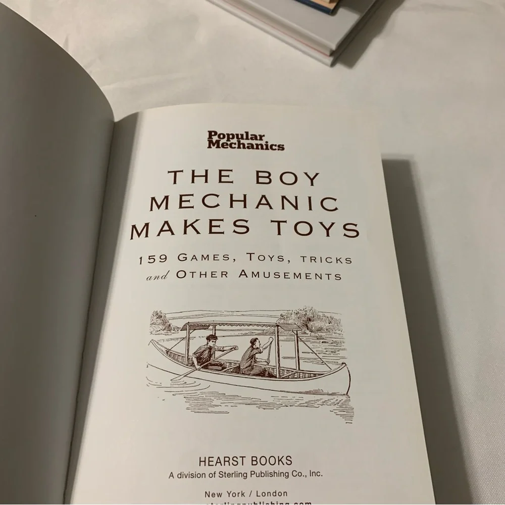 Book The Boy Mechanic Makes Toys ‎ Gift Educational Games Homeschool